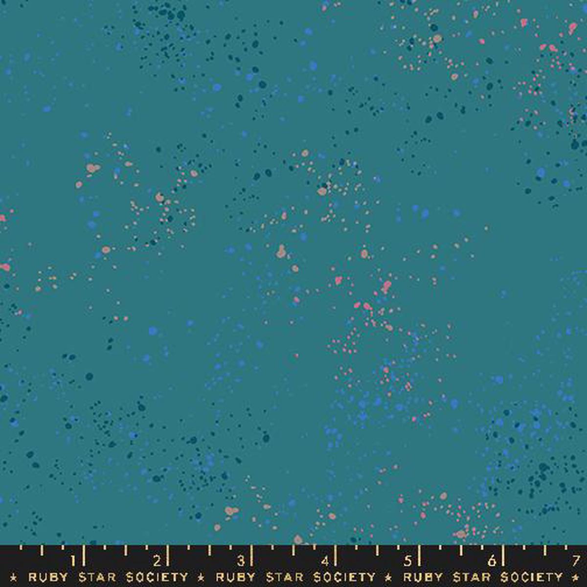 Speckled Storytime Blue Rashida Coleman Hale of Ruby Star Society Moda Cotton Fabric MD-RS5027-129