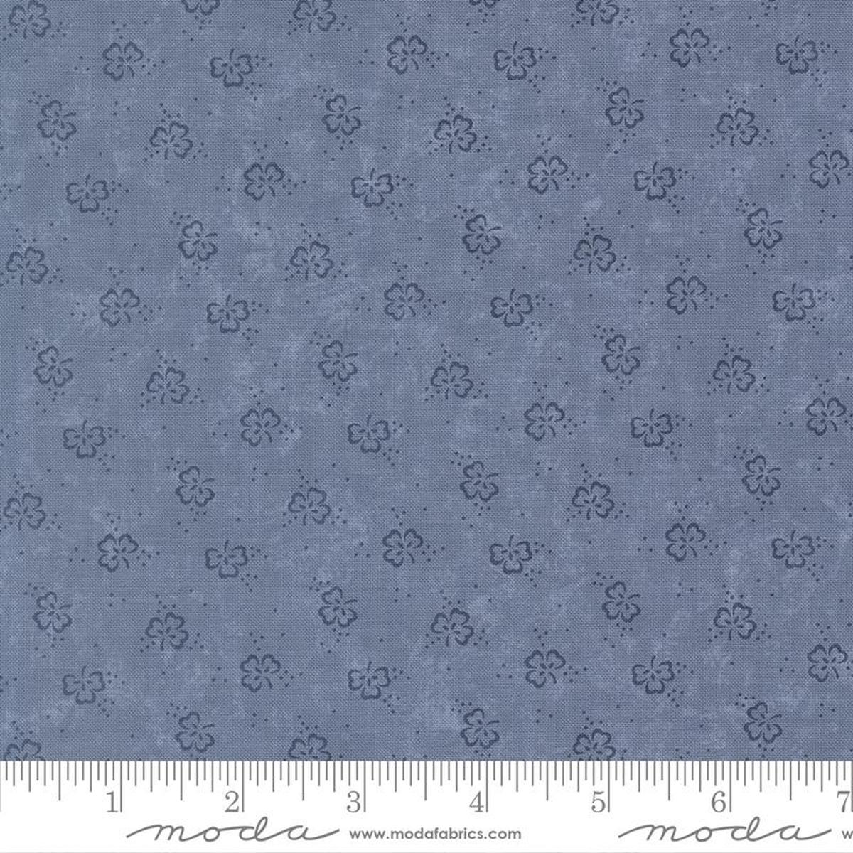Bluebirds Nest Lucky Day Blenders Light Blue Kansas Troubles Quilters Moda Cotton Fabric MD-9802-24 1