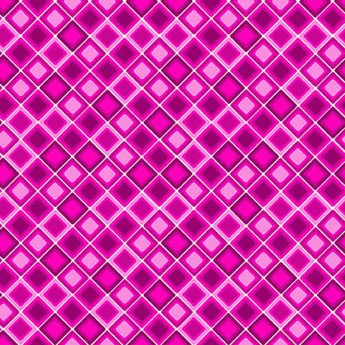 Square One Tonal Square on the Bias Fuchsia Pink Urban Essence Designs Blank Quilting Cotton Quilting Fabric BQ-2478-25