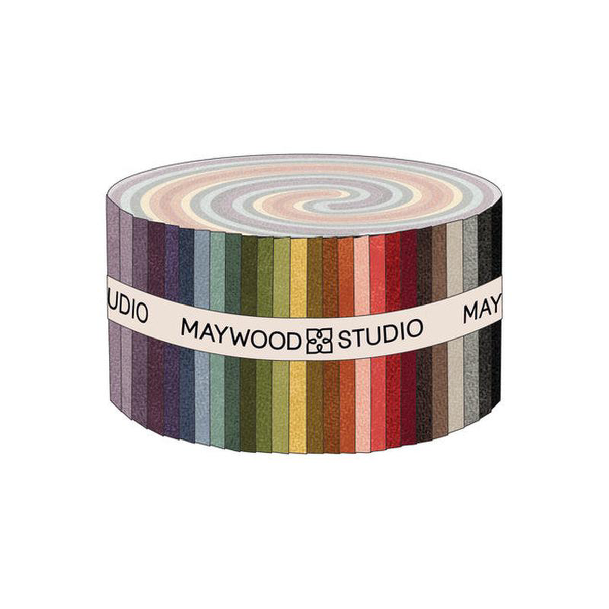 Woolies FLANNEL Color Wash Roll Up 258243 Strips Bonnie Sullivan Maywood Studio FLANNEL Fabric
