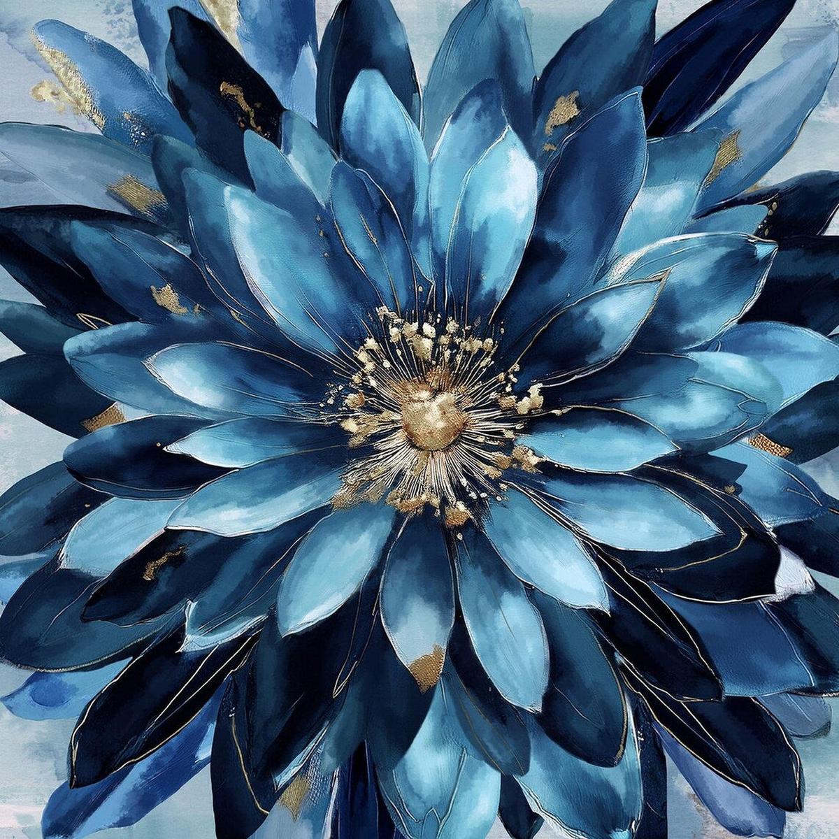 Behind Blue Eyes Flower Power Panel 36