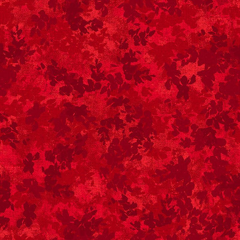 Verona Abstract Texture Red Satin Moon Designs Blank Quilting Cotton Fabric 1