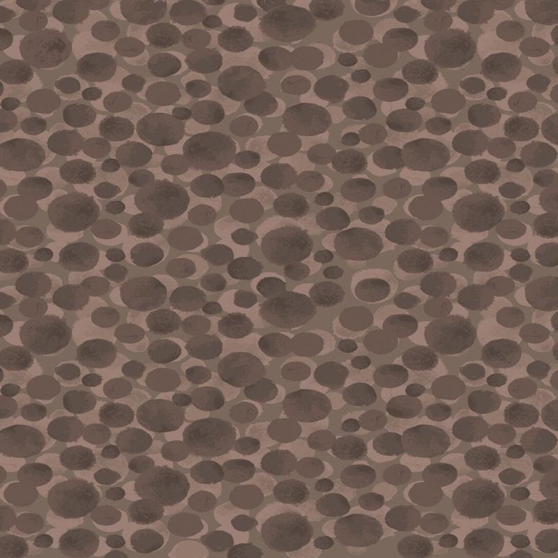 Bumbleberries Blender Chocolate Lewis & Irene Cotton Fabric LI-BB024