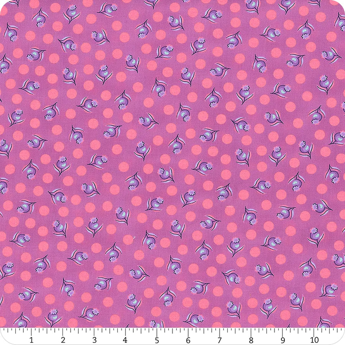 Untamed Impending Bloom Neon Nova Tula Pink Free Spirit Cotton Fabric