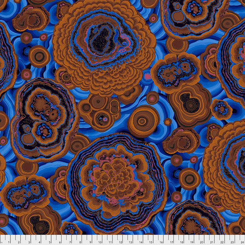 Agate Ochre Philip Jacobs Stash Kaffe Fassett Collective Free Spirit Cotton Fabric FS-PWPJ106.OCHRE