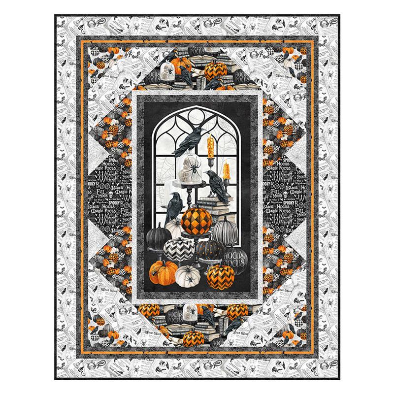 Spellbound Pages Upon Pages Digital Quilt Tops Northcott Studio NC-DQ3486