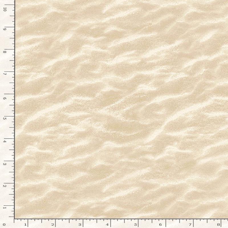 Beach Comber Sand Dunes Natural Beige Timeless Treasures Cotton Fabric TT-CD8395-NATURAL 1/2