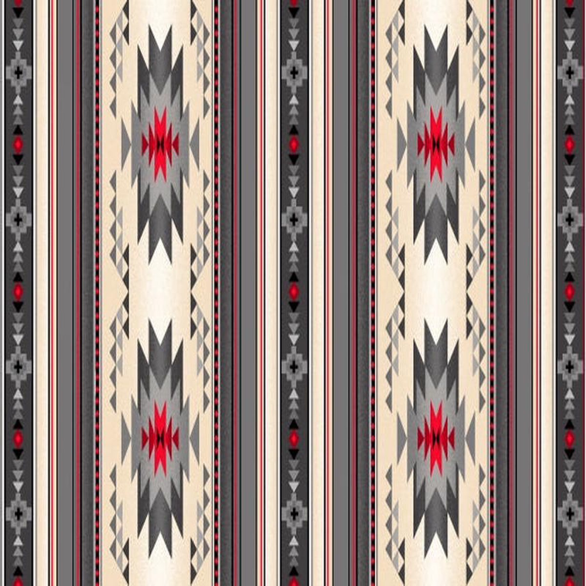 Tucson Mini Stripe Grey Elizabeth8217s Studio Cotton Fabric ES-621 Grey