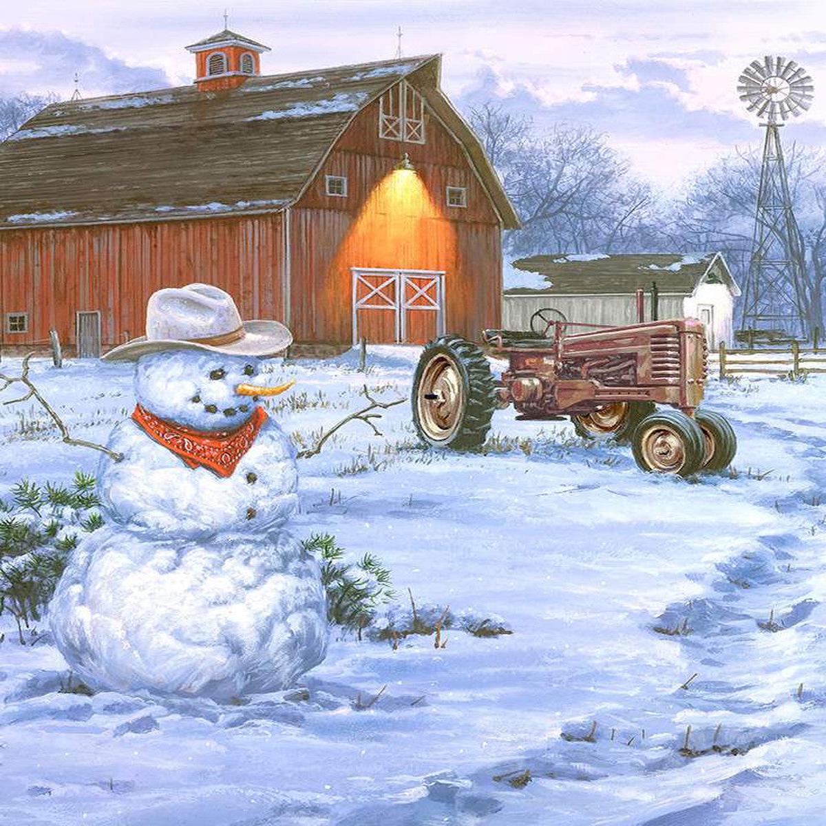 A Nostalgic Christmas Country Christmas Panel 36