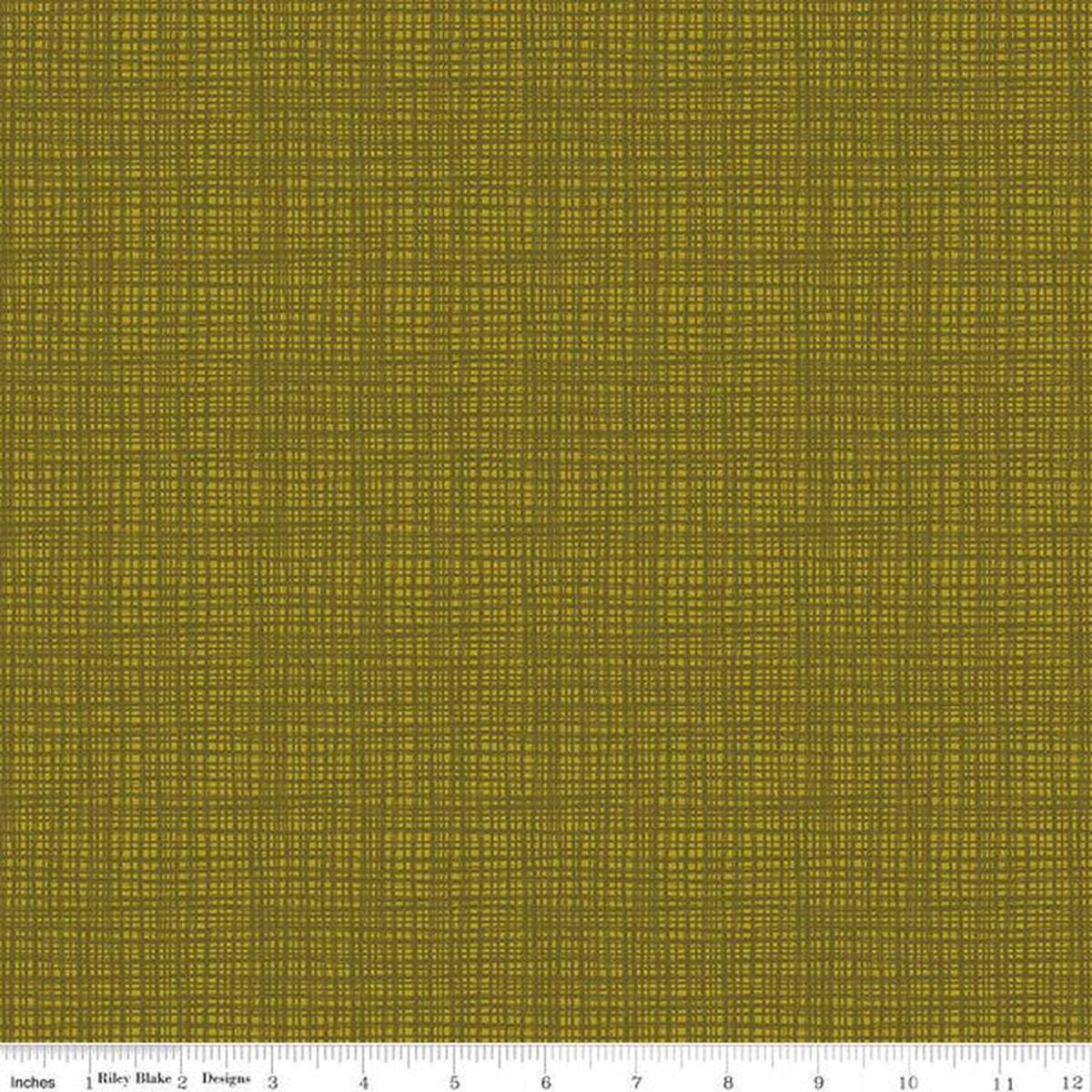 Texture Olive Green Sandy Gervais Riley Blake Designs Cotton Fabric RB-C610-Olive 1