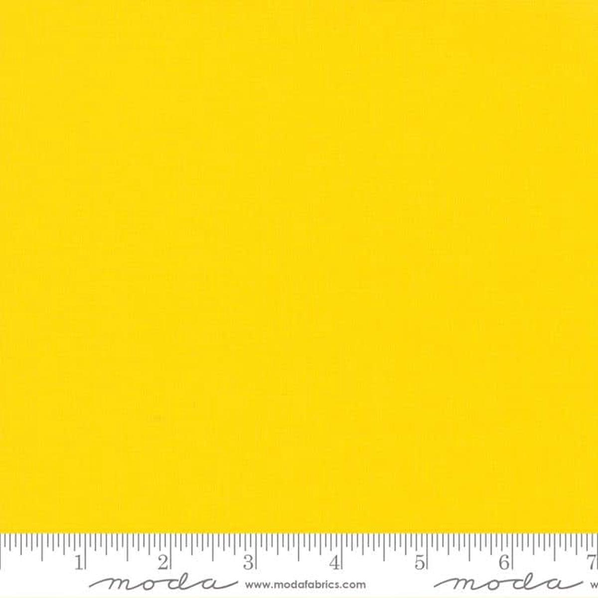 Bella Solid Sunflower Yellow Moda Cotton Fabric MD 9900 221