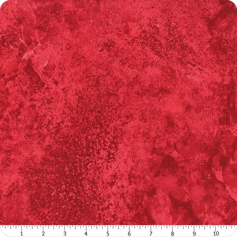 Stonehenge Basics Texture Hot Romance Red Linda Ludovico Northcott Cotton Fabric