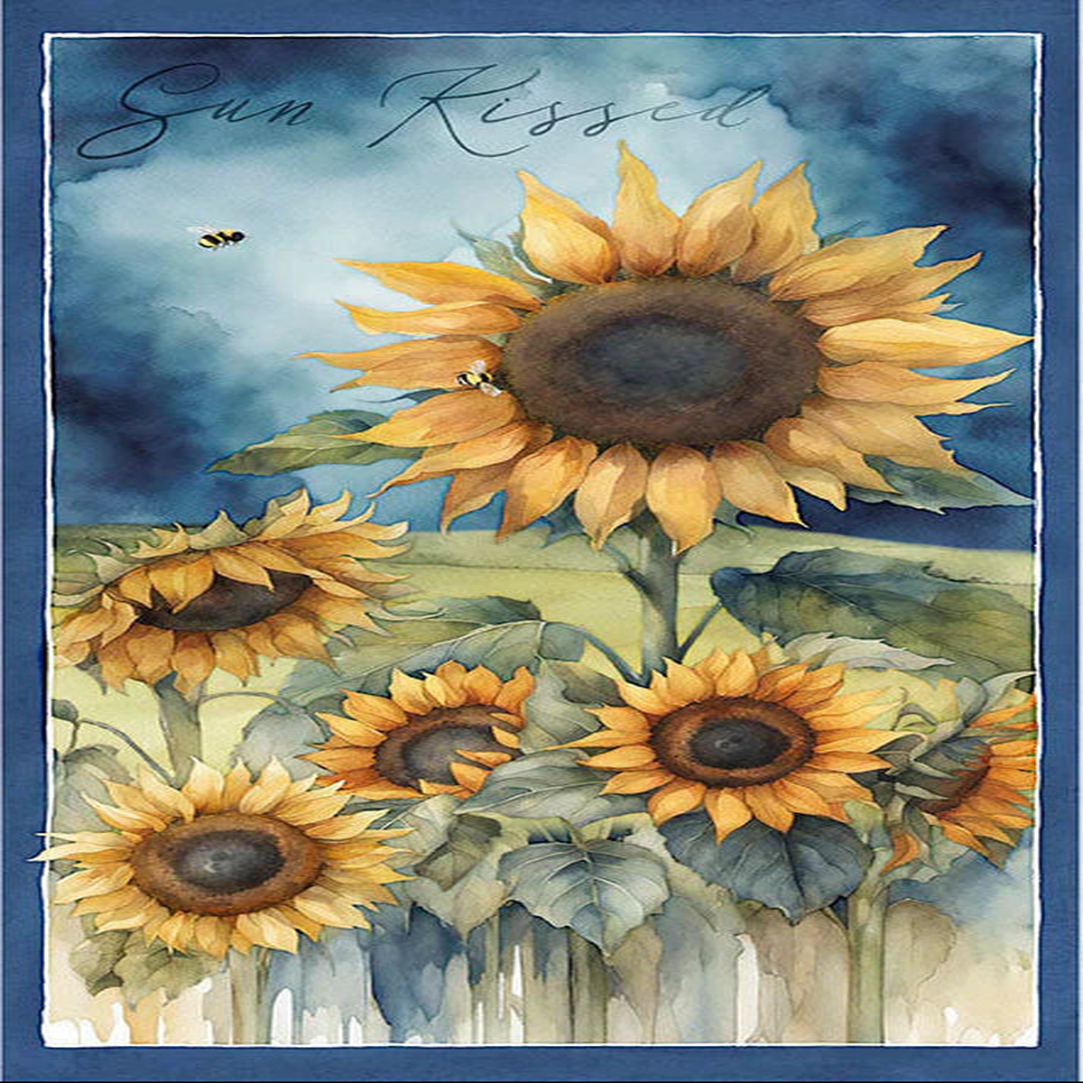 Sunkissed Sunflower Panel 24