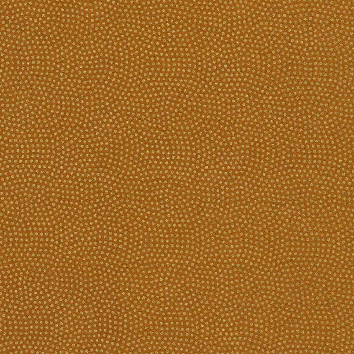 Spin Dot Caramel Metallic Timeless Treasures Cotton Fabric