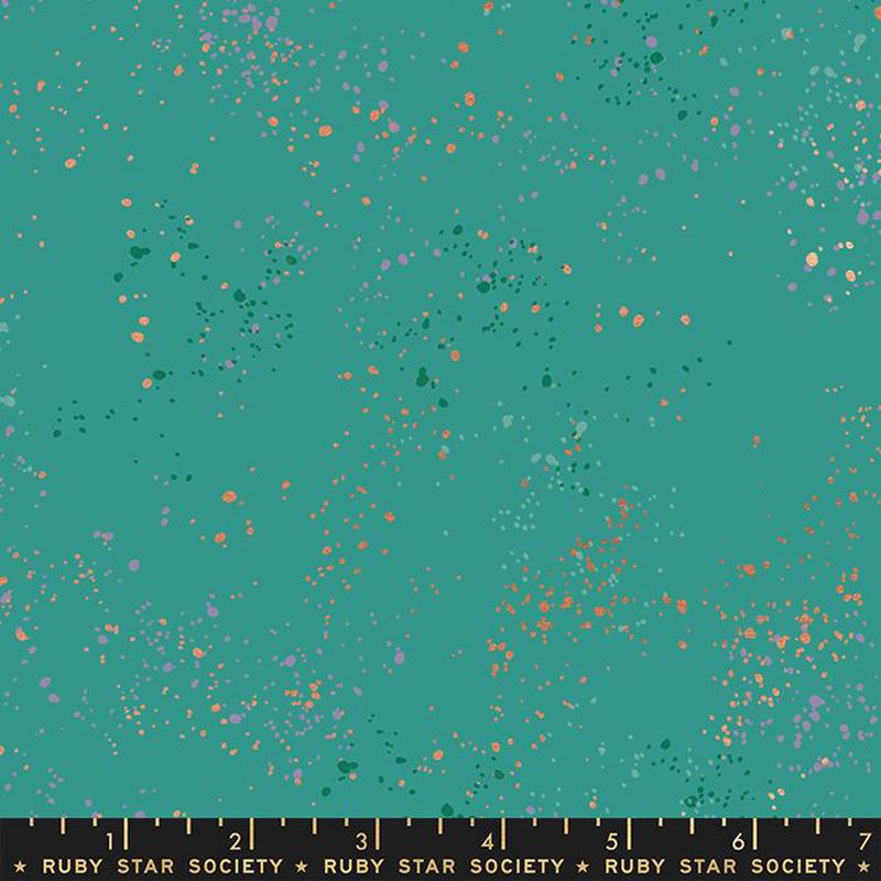 Speckled Metallic Succulent Green Rashida Coleman Hale of Ruby Star Society Moda Cotton Fabric MD-RS5027-107M
