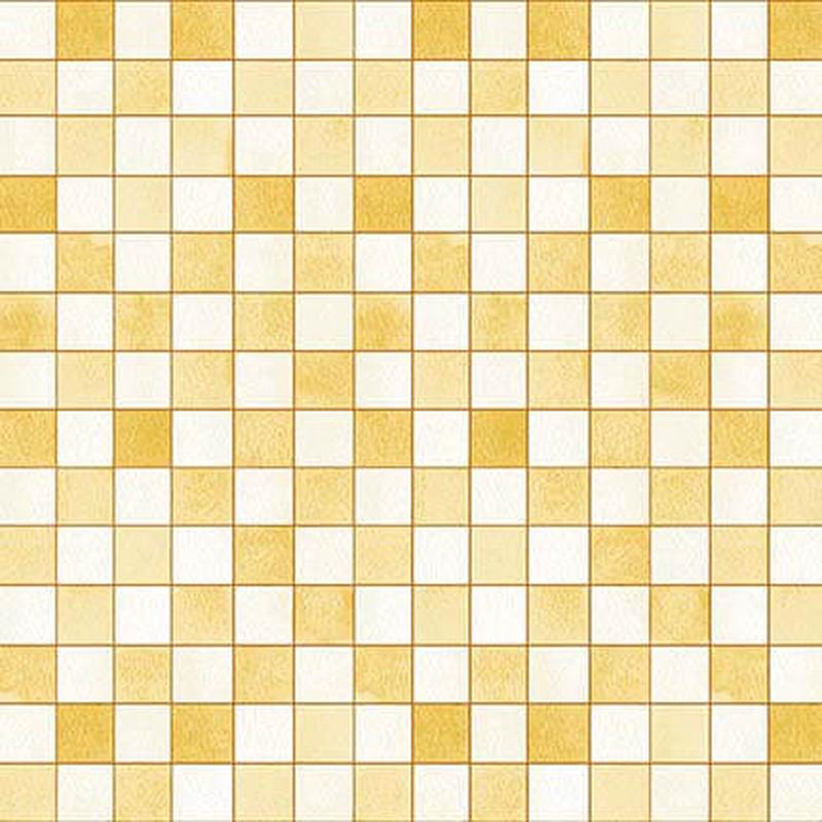 Autumn Elegance Gingham Gold Metallic Kitten Studio Henry Glass Cotton Fabric