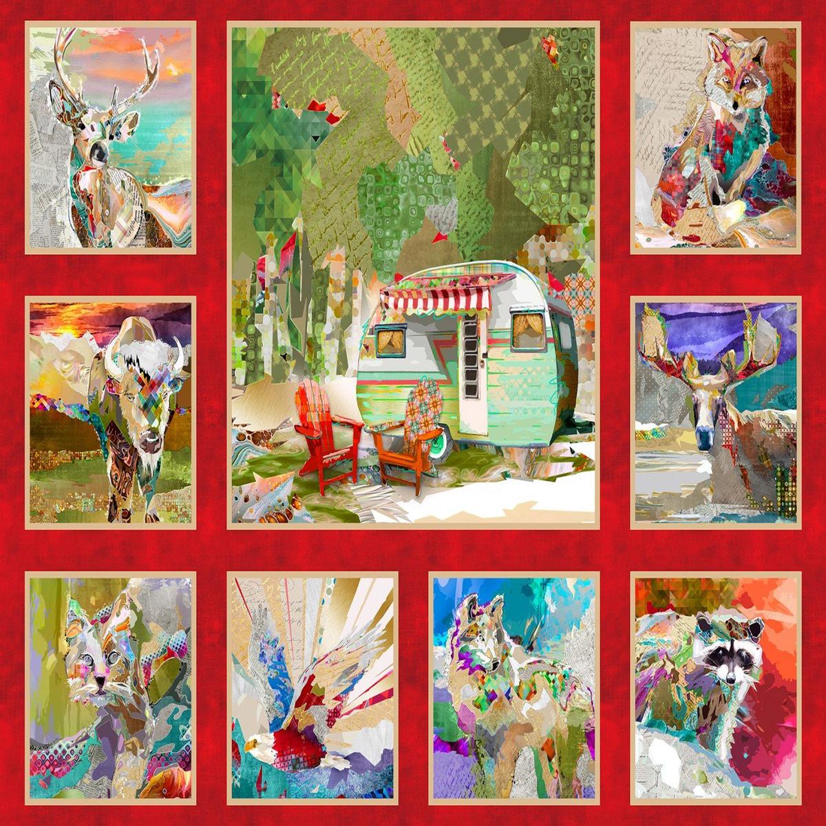 The Great Outdoors - Panel Red 36