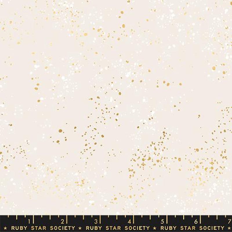 Speckled Wide Backing White Gold Rashida Coleman Hale Ruby Star Society Moda 108