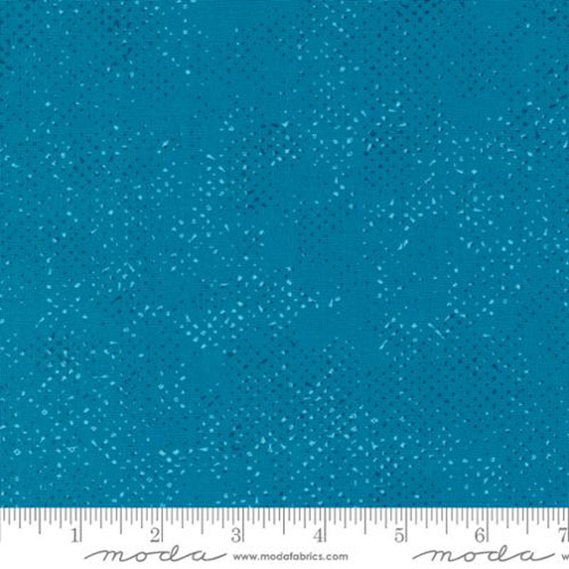 Spotted Dots Teal Blue Zen Chic Moda Cotton Fabric MD-1660-78
