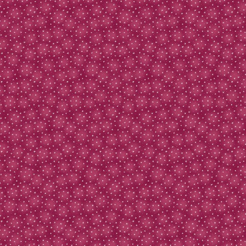 Starlet Small Stars Berry Pink Blank Quilting Cotton Fabric BQ-STARLET-6383-BERRY