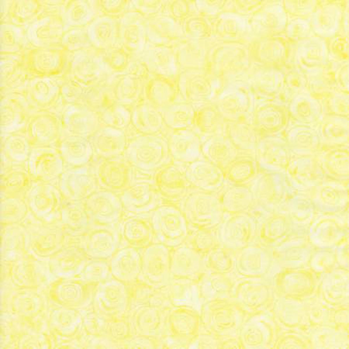 Tonga Batik Rose Swirl Banana Timeless Treasures Cotton Fabric TT-TONGA-B8919-BANANA