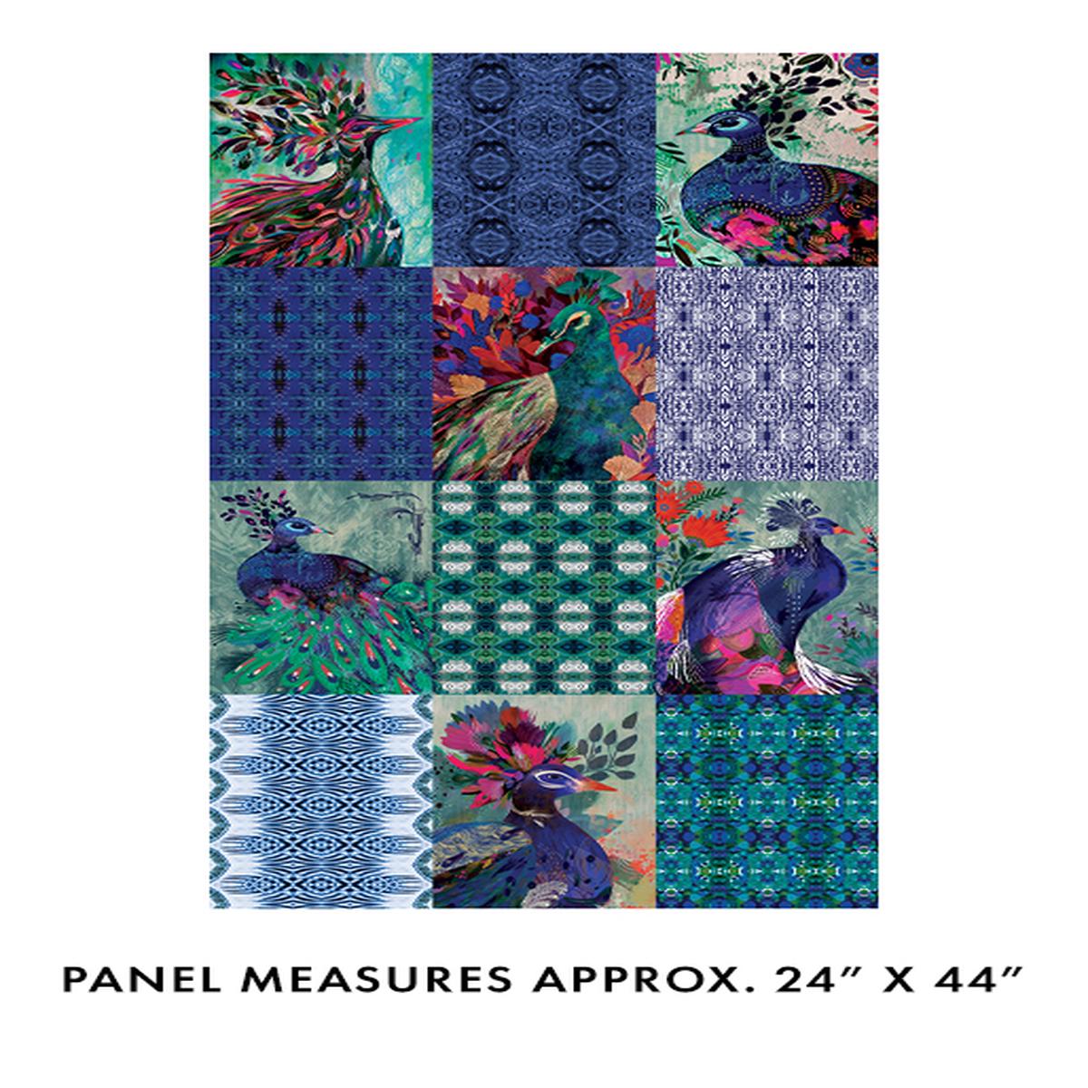 Affinity Regal Plumage Blocks Panel 24