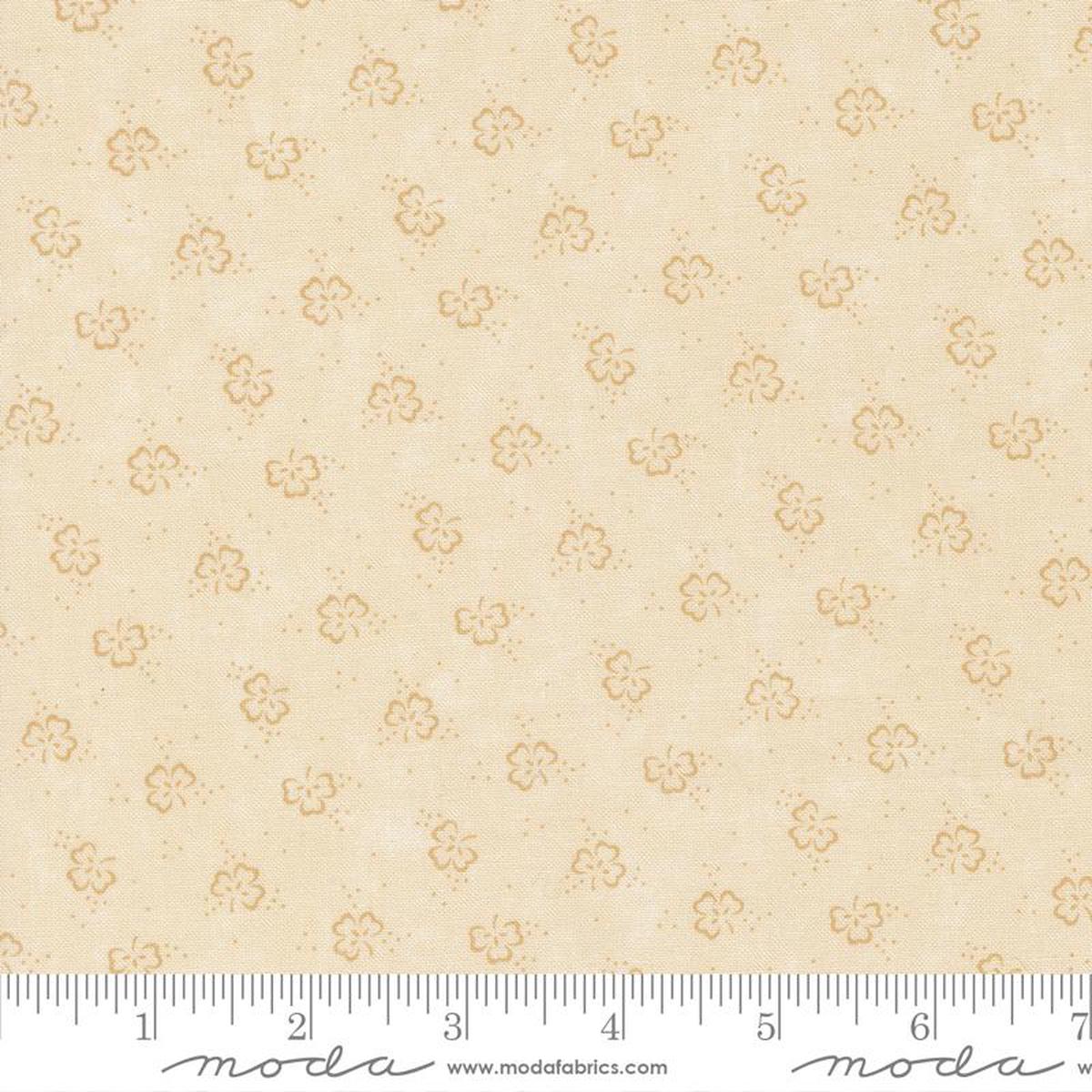 Bluebirds Nest Lucky Day Blenders Cream Kansas Troubles Quilters Moda Cotton Fabric MD-9802-21