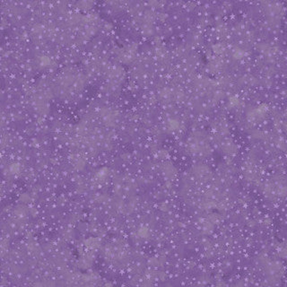 Spooky Hallow Starry Night Purple Maywood Studio Cotton Fabrics MS-MASD10369-V 1/2