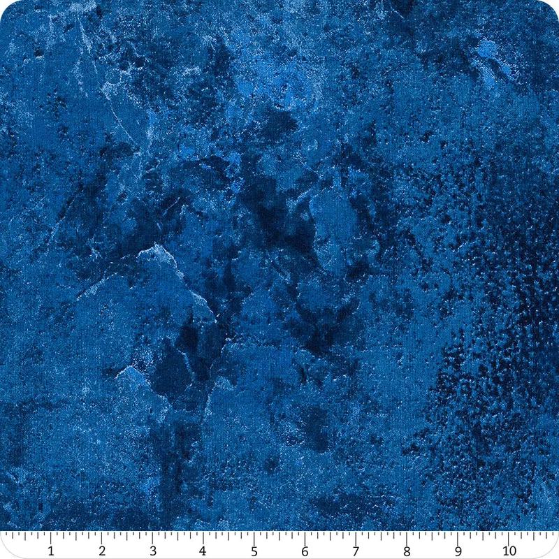 Stonehenge Basics Texture Sapphire Blue Linda Ludovico Northcott Cotton Fabric NC-39302-480