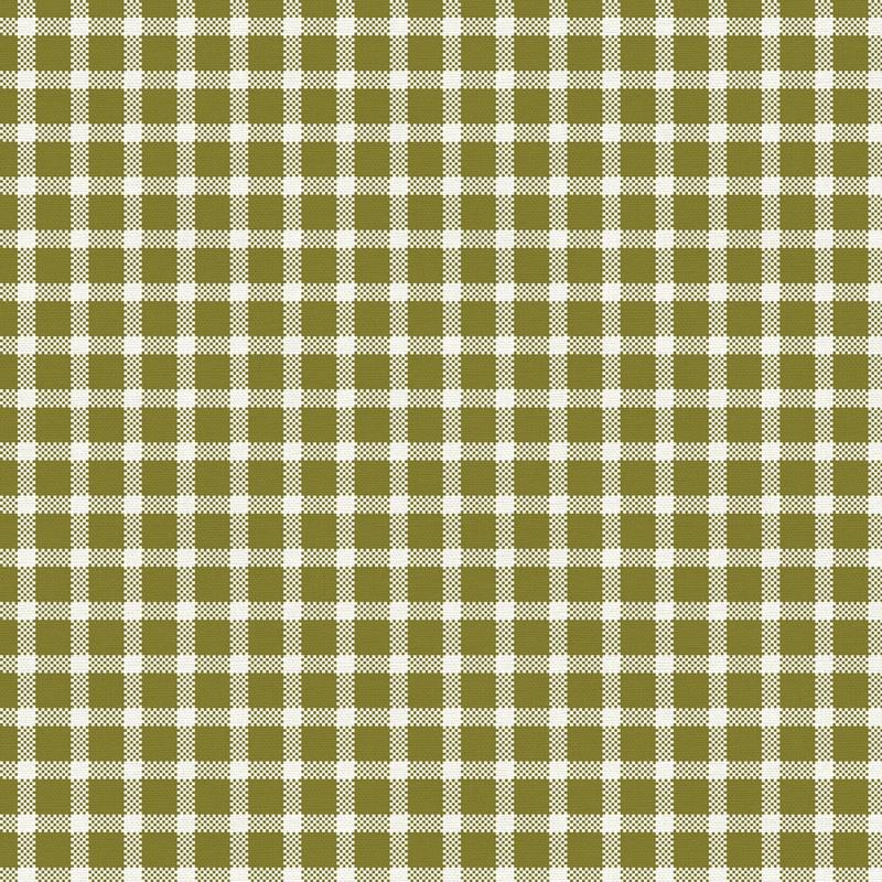 Buffalo Check Windowpane Moss Green Paintbrush Studios Cotton Fabric
