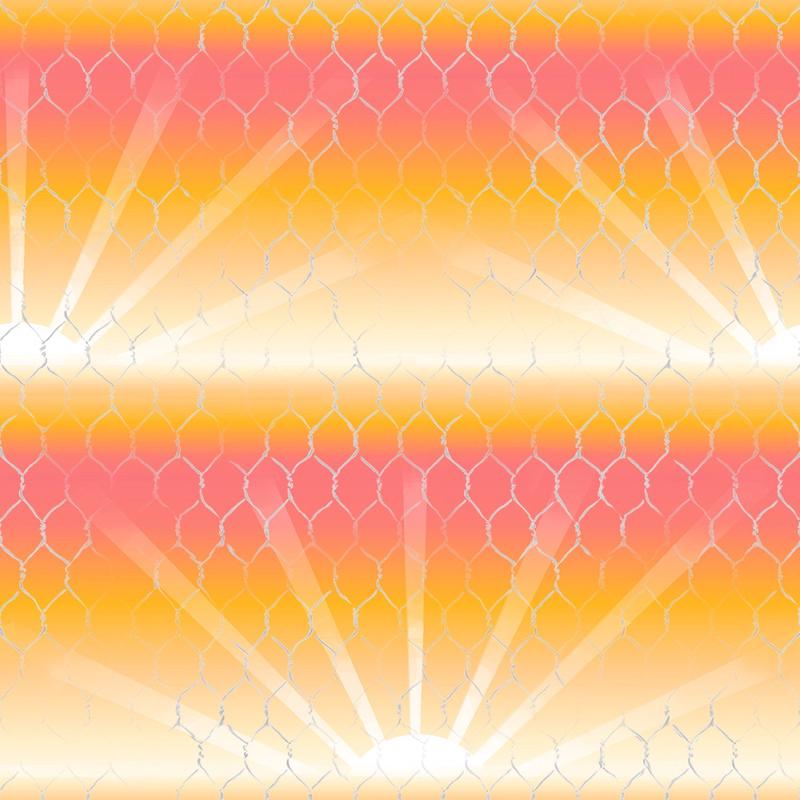 Back To The Farm Sunrise Yellow Connie Haley 3 Wishes Cotton Fabric 3W-23047-YLW 1