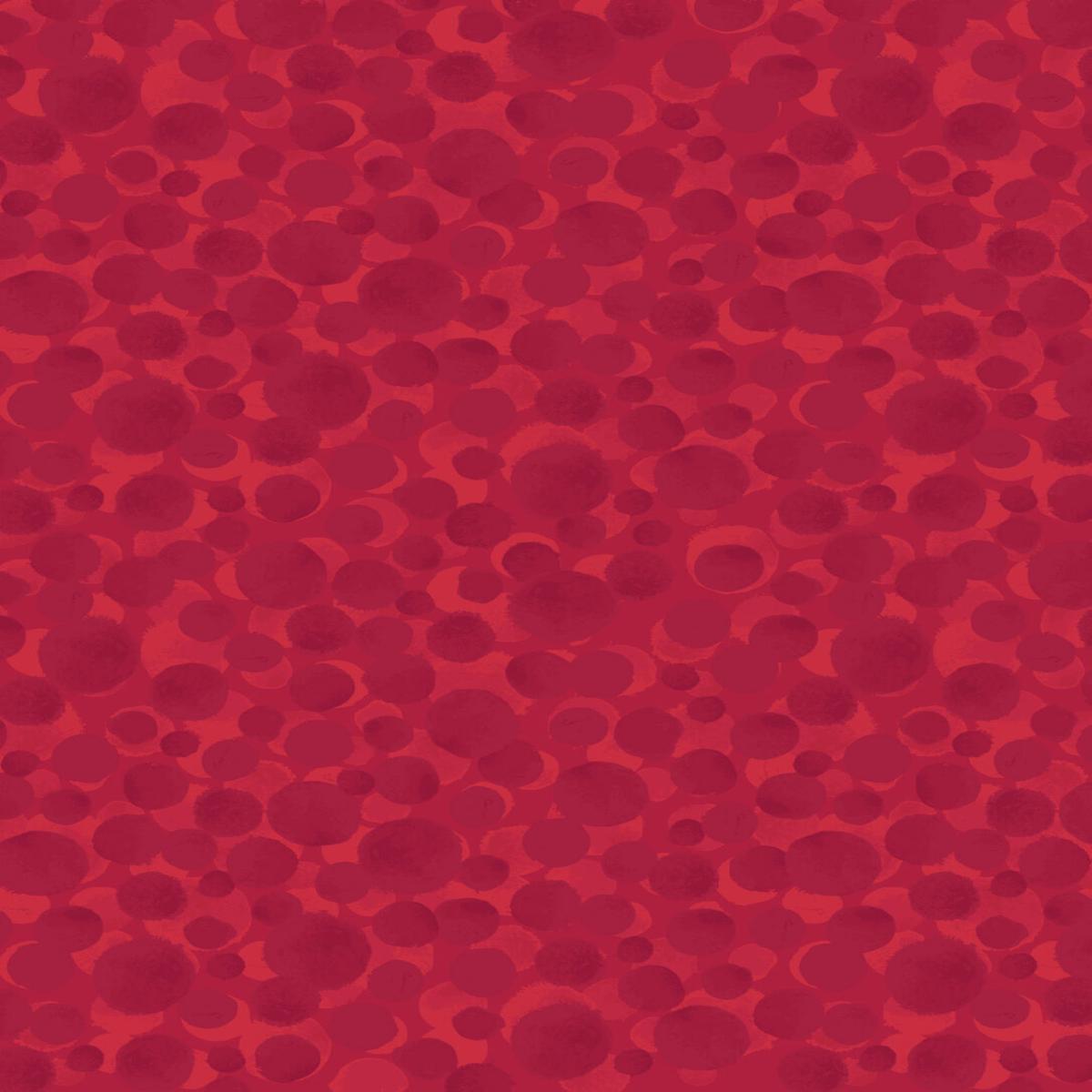 Bumbleberries Blender Postbox Red Lewis & Irene Cotton Fabric LI-BB023