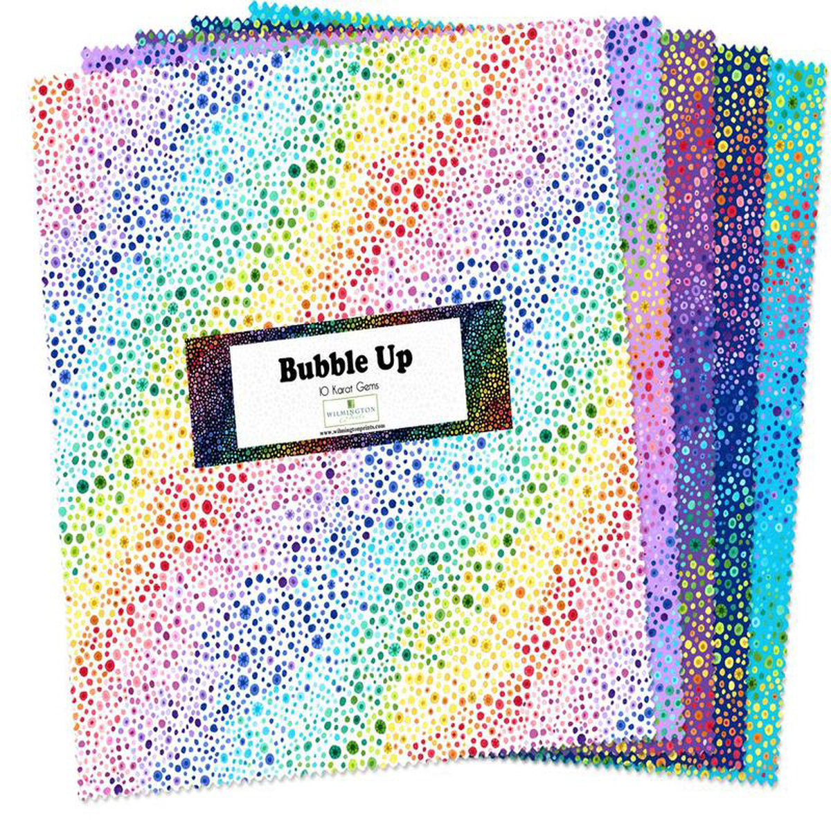 Bubble Up 108221 Squares Karat Gems Wilmington Prints Cotton Fabric