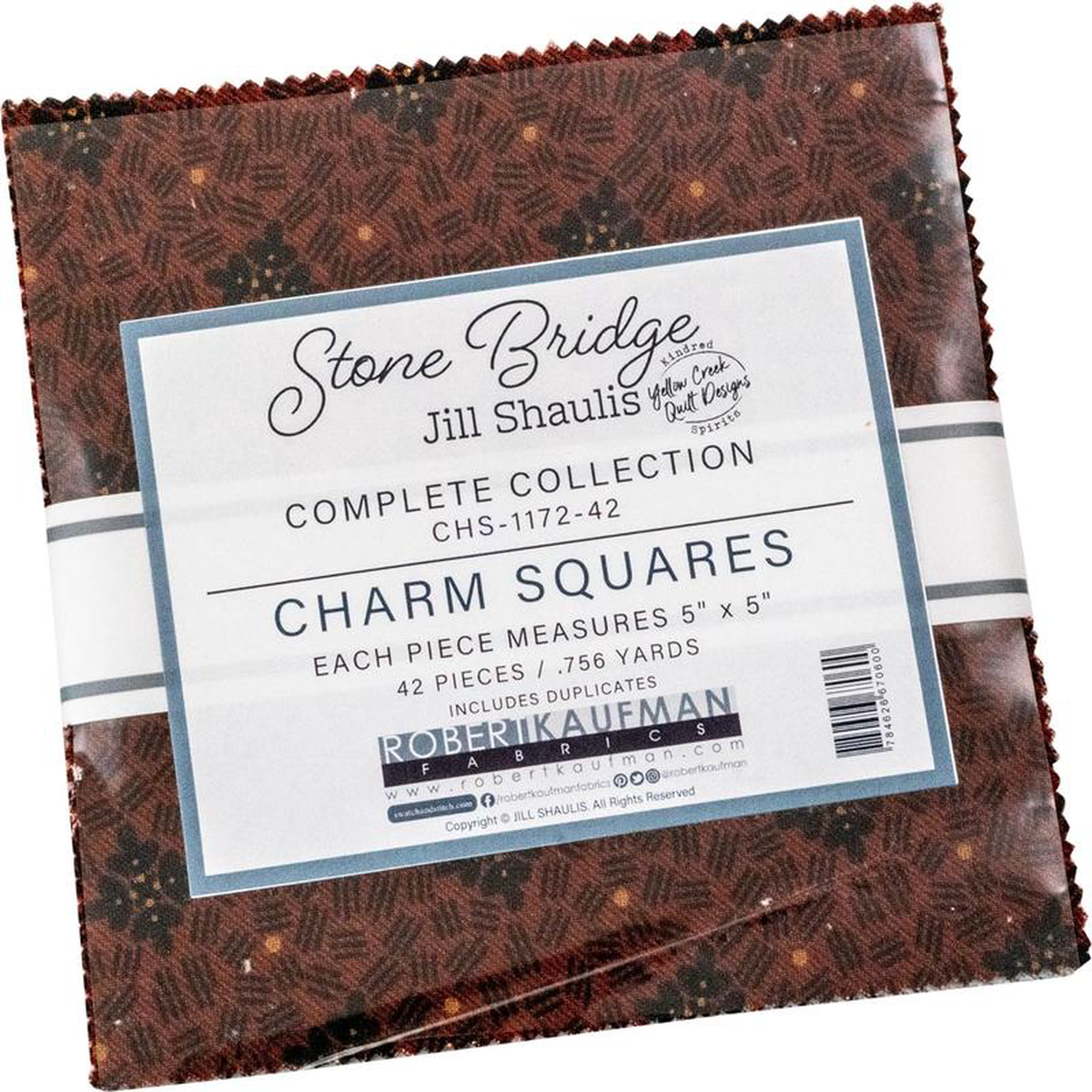 Stone Bridge 58243 Squares Jill Shaulis Robert Kaufman Cotton Fabric