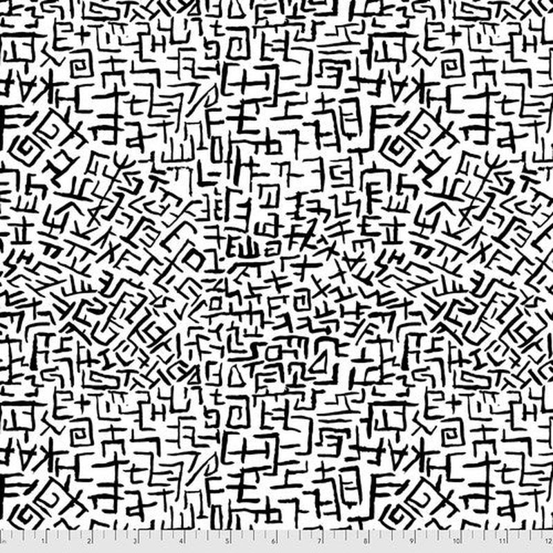 Amaze White Brandon Mably Stash Kaffe Fassett Collective Free Spirit Free Spirit Cotton Fabric  FS-PWBM078.WHITE
