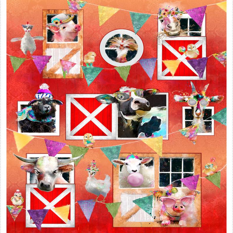 Back To The Farm Barnyard Friends Panel 36