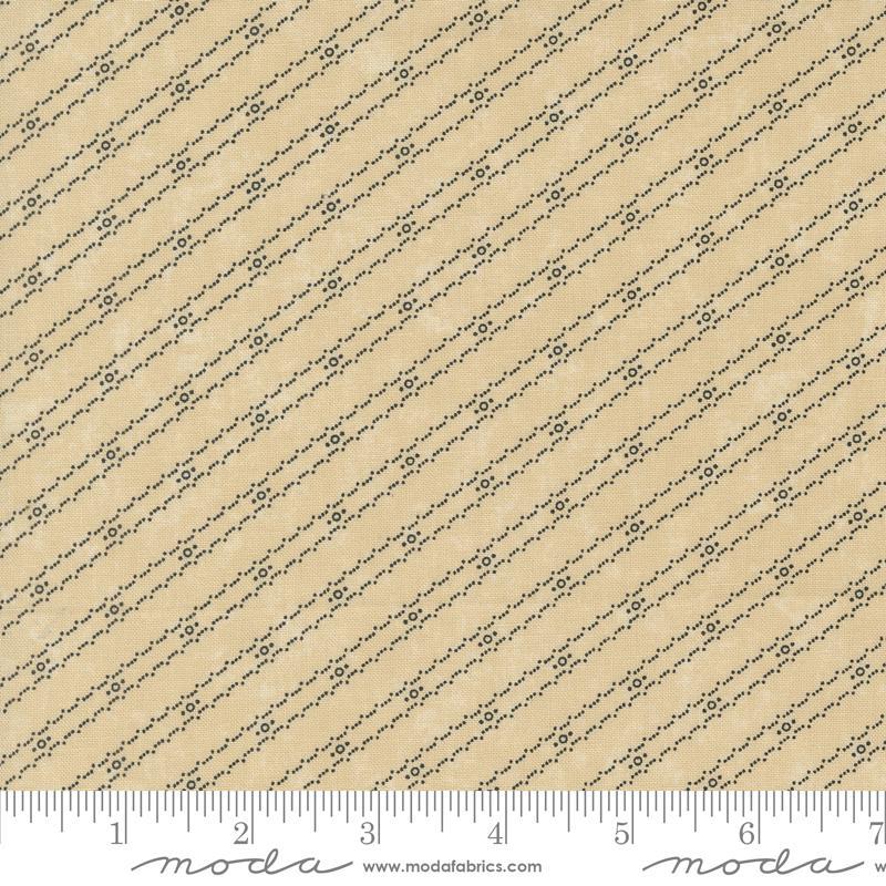 Blackbirds Nest Bird Tracks Stripes Tan Beige Kansas Troubles Quilters Moda Cotton Fabric 1