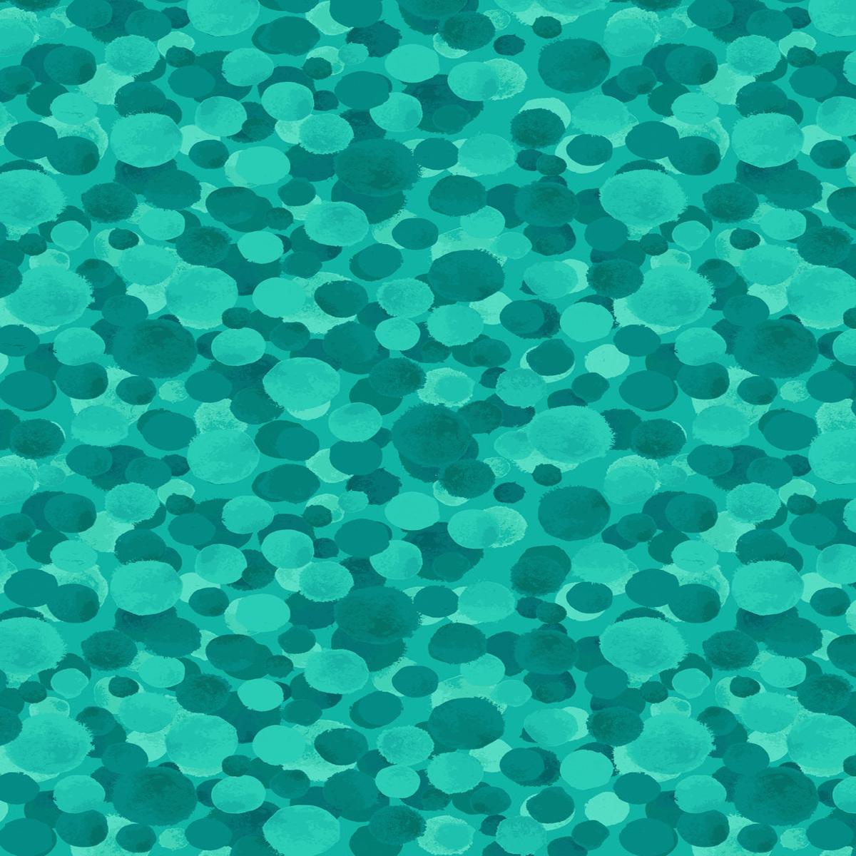 Bumbleberries Blender Jewel Jade Multi Lewis & Irene Cotton Fabric LI-BB035