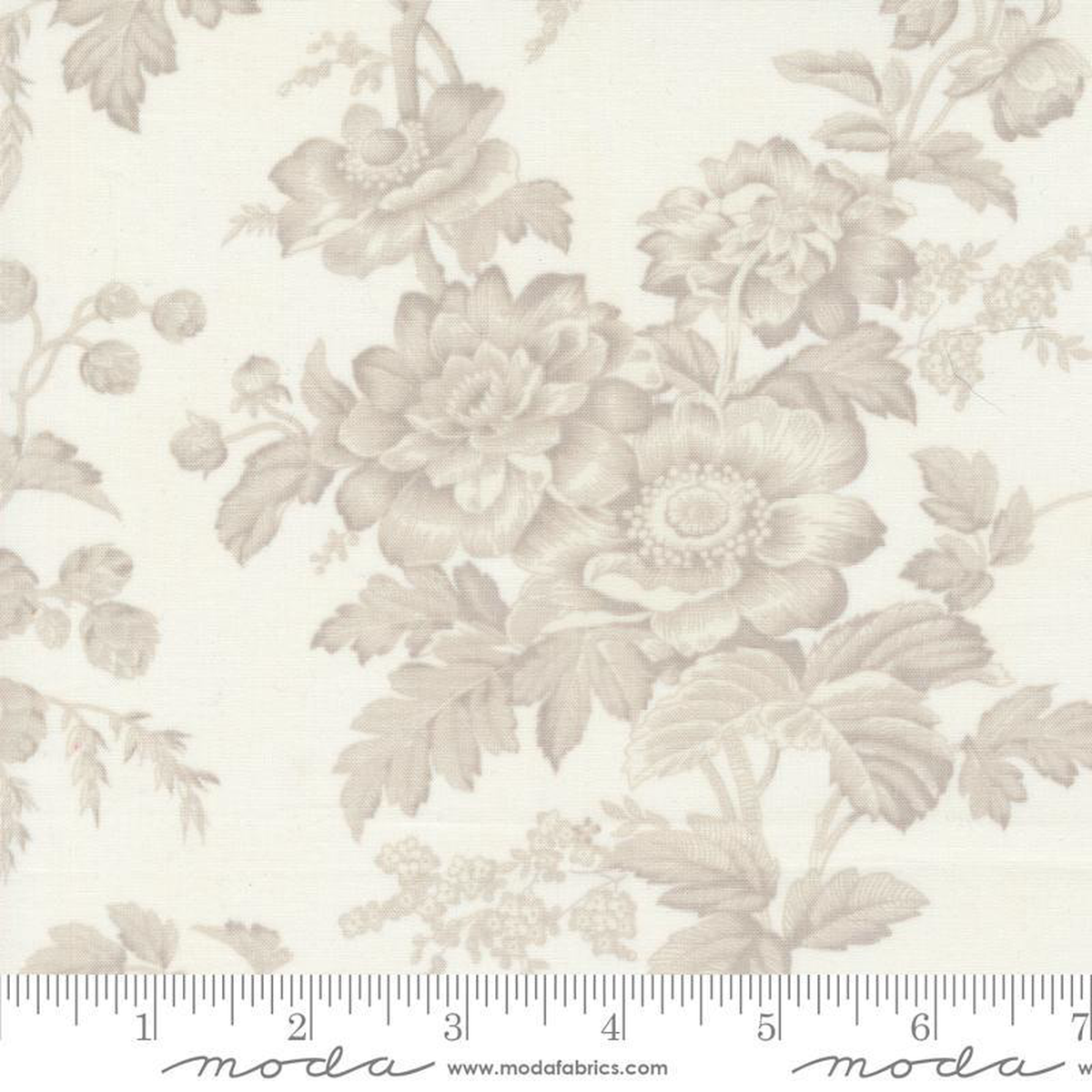 3 Sisters Favorites Vintage Linens Florals Cream 3 Sisters Moda Cotton Fabric