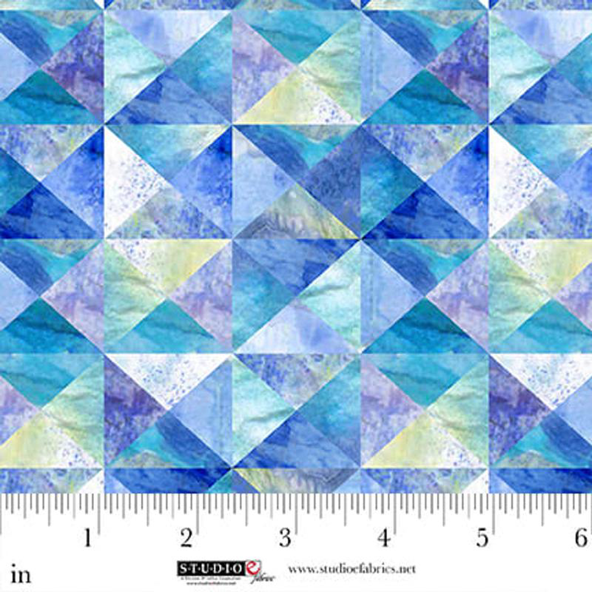 Air Mail Abstract Geo Pacific Nancy Smith Studio E Cotton Fabric SE-8503-76