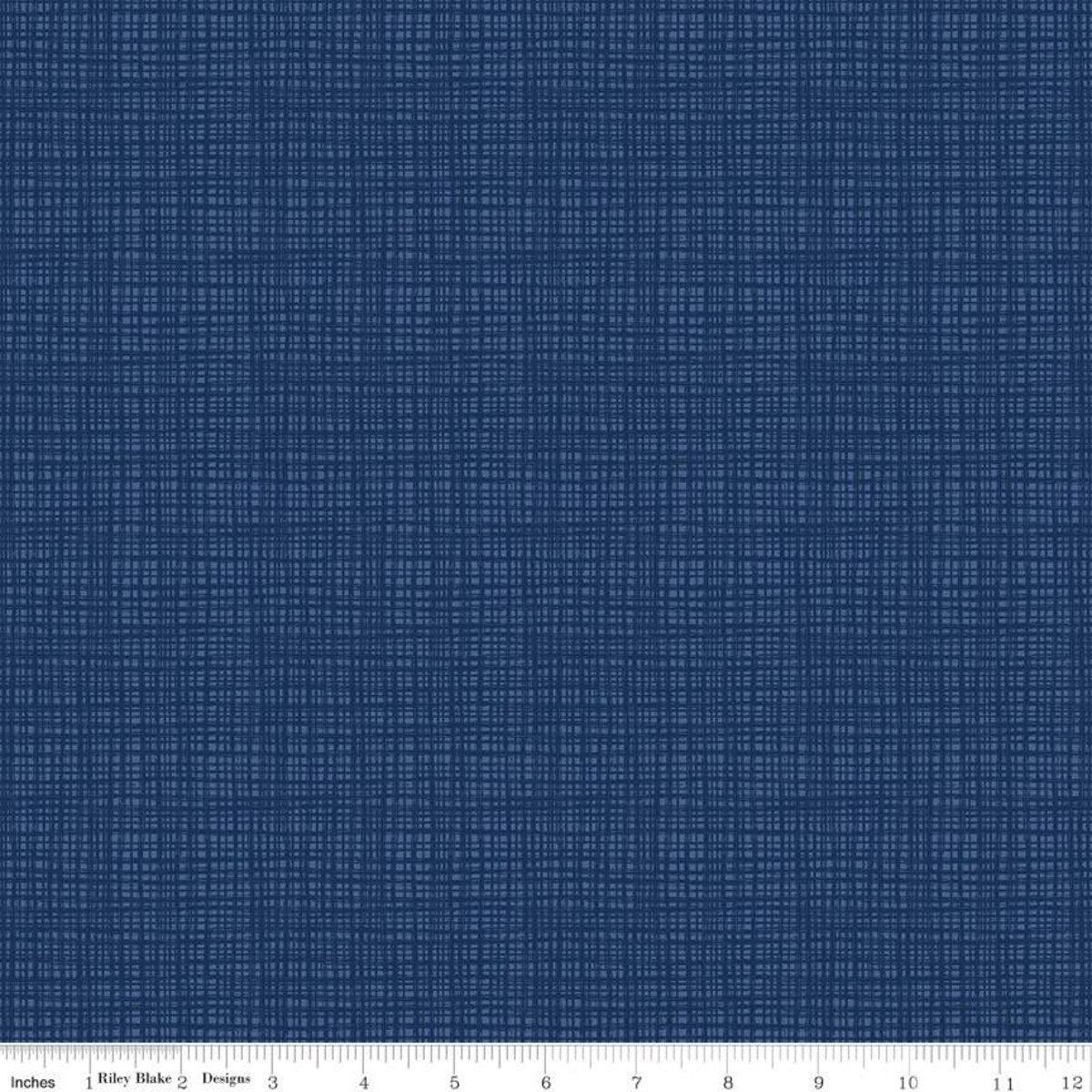 Texture Navy Sandy Gervais Riley Blake Cotton Fabric RB-C610-Navy