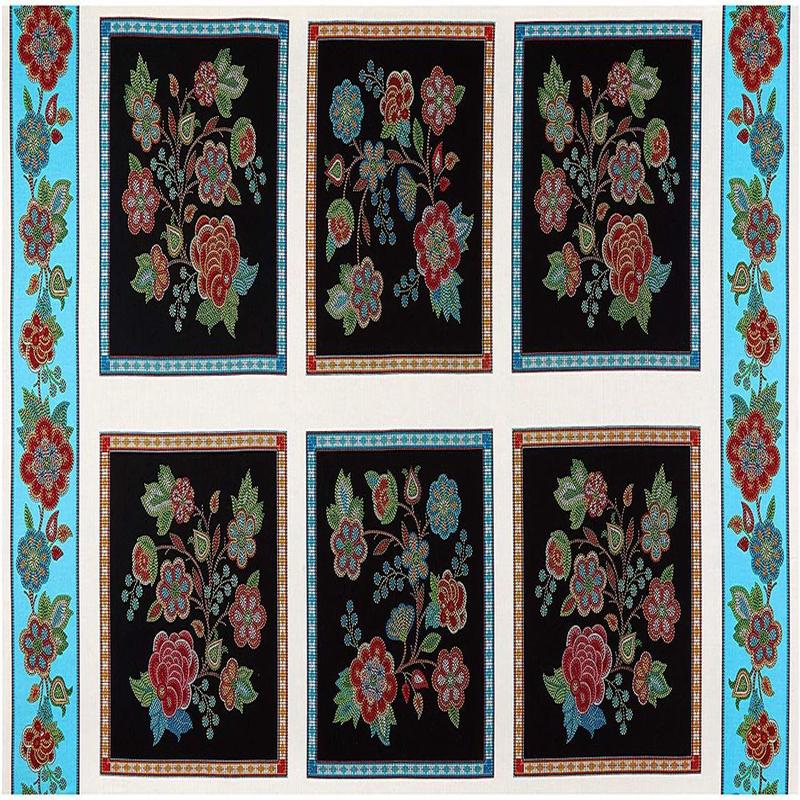 Tucson Beaded Flower Panel 24