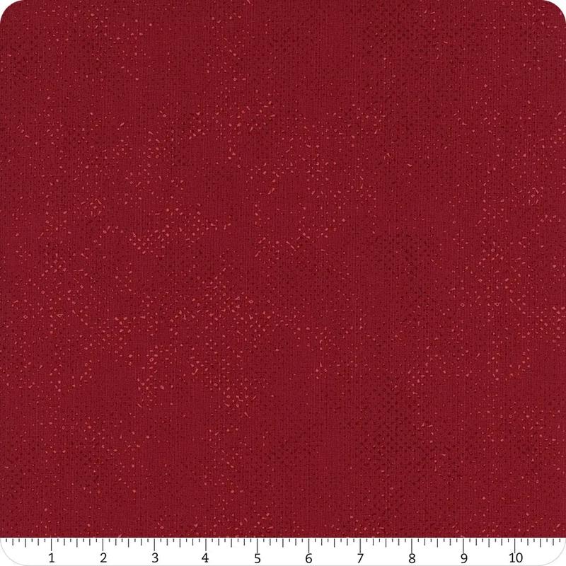 Spotted Garnet Red Zen Chic Moda Cotton Fabric MD-1660-68