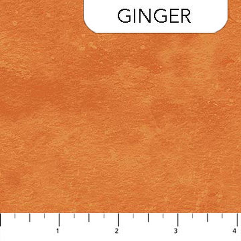 Toscana Texture Ginger Orange Light Brown Deborah Edwards Northcott Studio Cotton Fabric NC-9020-370 1/2