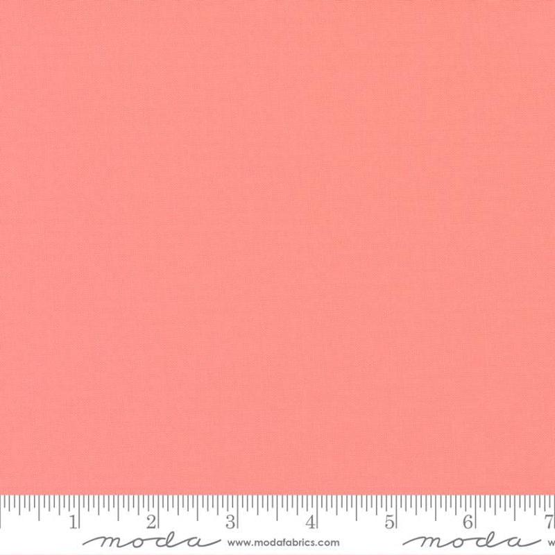 Bella Solids Carnation Pink Moda Cotton Fabric MD-9900-384 1/2