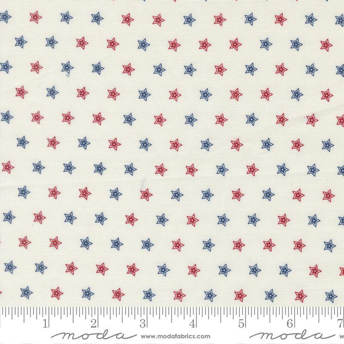 American Gatherings III Double Star Americana Cloud Multi Primitive Gatherings Moda Cotton Fabric MD-49324-11