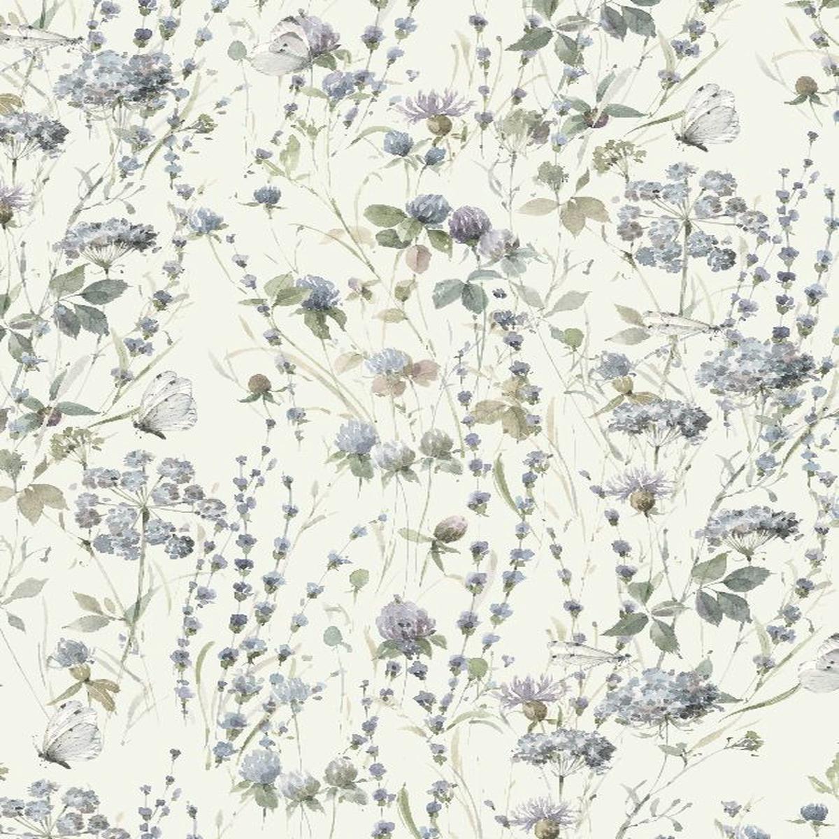 Au Naturel Packed Floral Green Lisa Audit Wilmington Prints Cotton Fabric WP-3041-17818-774