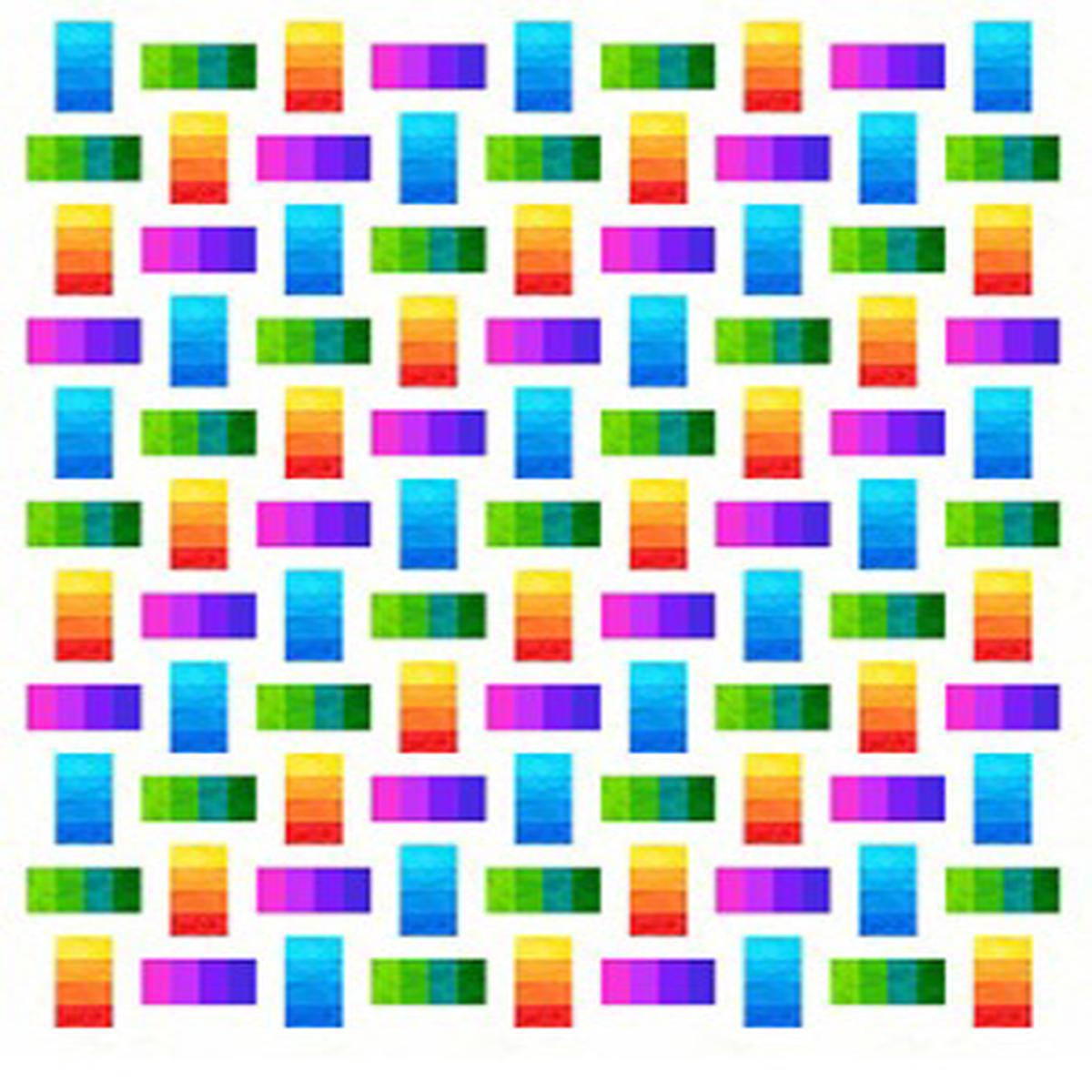 Toscana Color Palette White Digital Quilt Top 58