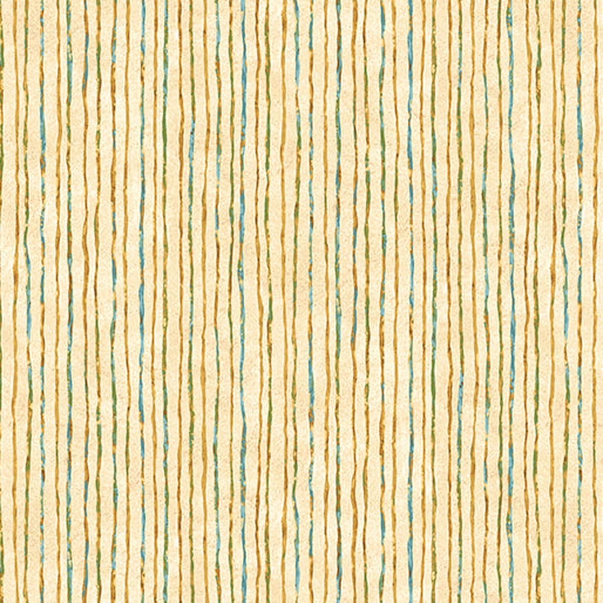 12 Days of Christmas Shimmer Cream Nancy Halvorsen Benartex Cotton Fabric BE-17271-07