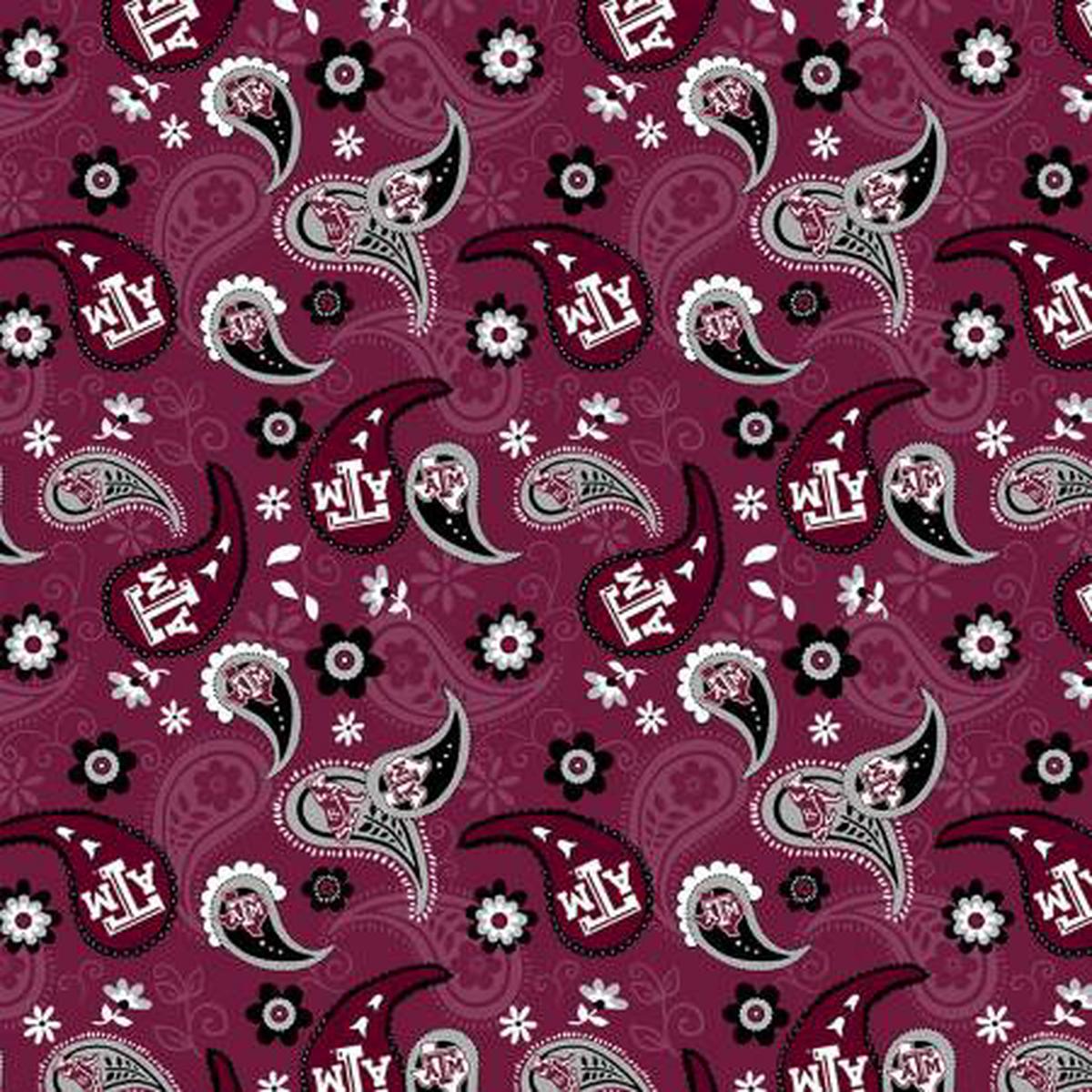 Texas A&M Aggies NCAA College Paisley Sykel 58